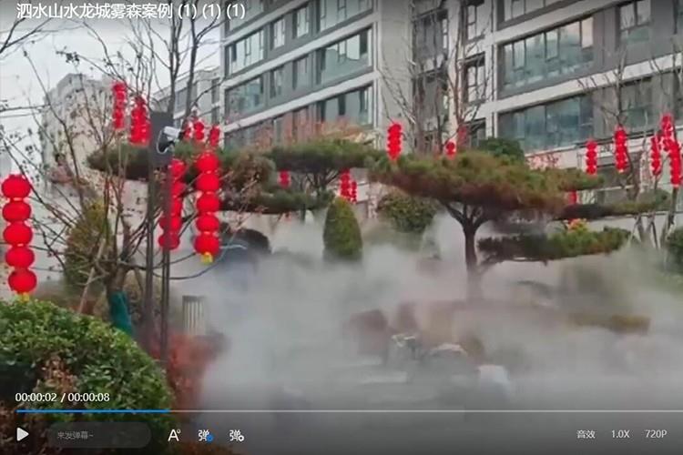泗水山水龙城雾森案例